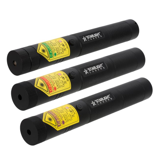 Pack 3 punteros láser recargables G1 Pro + R1 Pro + V1 Pro – foto del producto