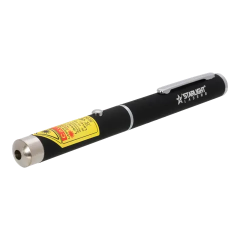 Puntero láser rojo tipo bolígrafo M1 visto de lado