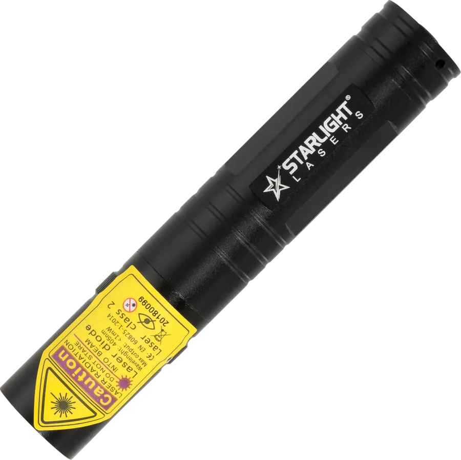 Puntero láser violeta compacto V2 Pro recargable de aluminio